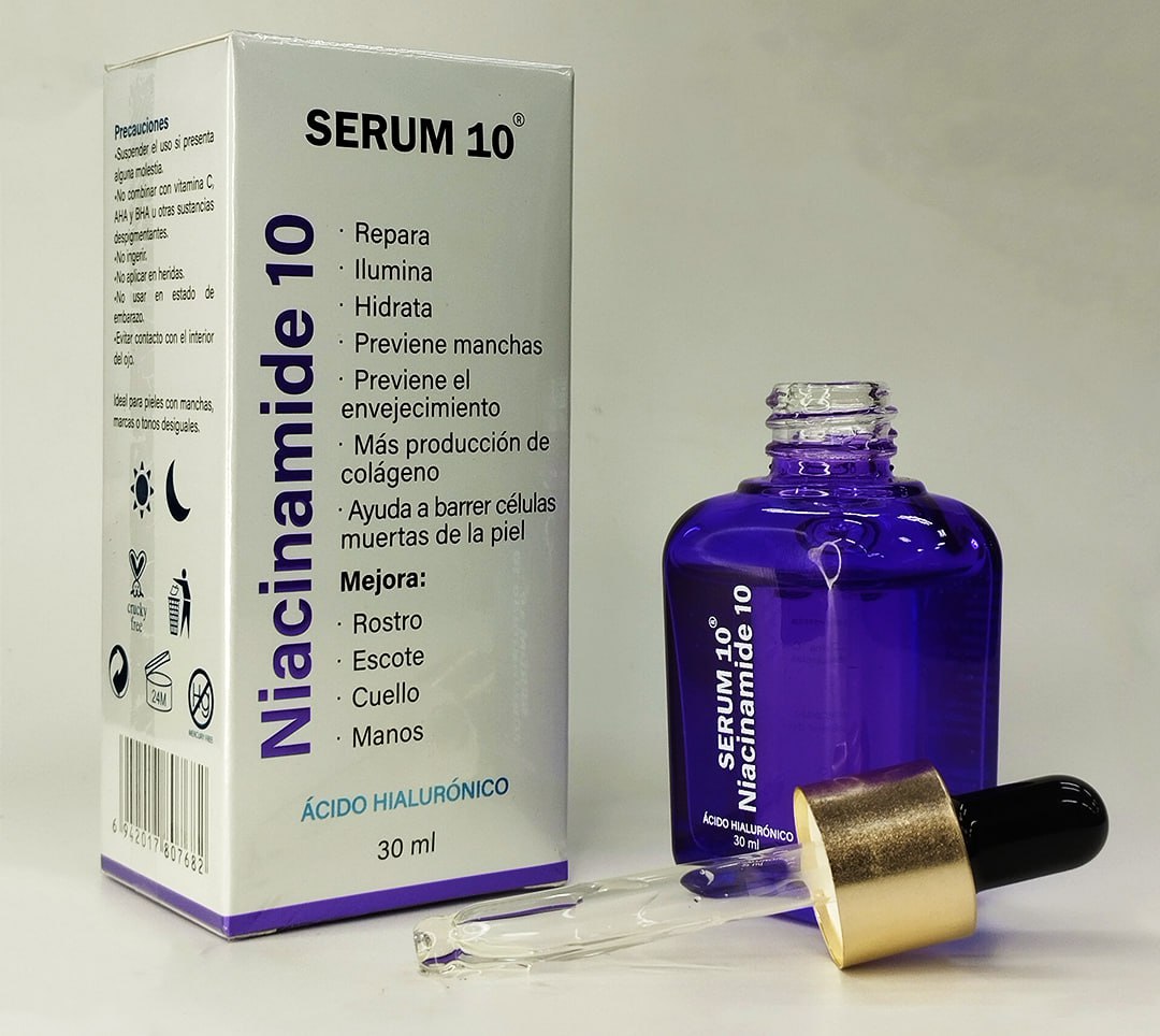 NiaGlow - Serum de niacinamida, deja tu cara espectacular